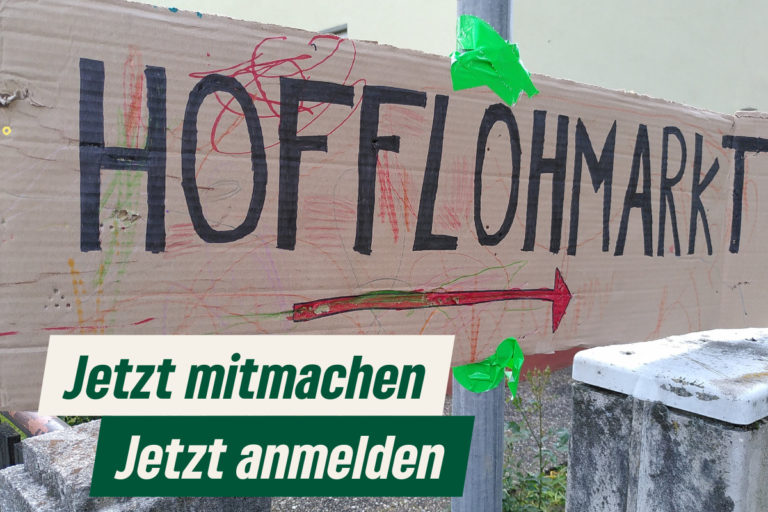 Hof-Flohmarkt: 15.9.2024, 10-16 Uhr